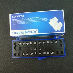 20XDental Mini Ceramic Brackets Roth/MBT 022 3/345Hooks Orthodontic Clear Braces