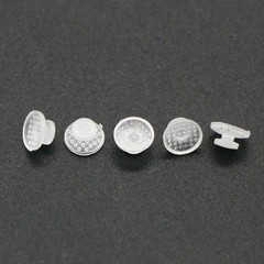 US Dental Ortho Lingual Buttons Bondable Round Mesh Base Metal/Ceramic Composite