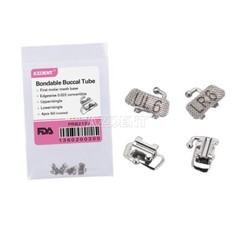 10x Dental Orthodontic Buccal Tubes 1st Molar Edgewise.022 Bondable Conv Marked