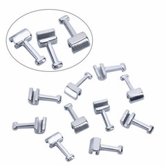 10pcs/Packs AZDENT Dental Ortho Crimpable Hook Stainless Steel Short / Long