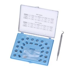 AZDENT Dental Orthodontic Self-Ligating Brackets Braces Roth MBT 022 Hooks 345