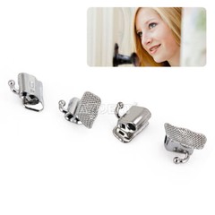 Dental Orthodontic Buccal Tubes Roth/MBT 022 1st Molar Double Tube Non-Conv Mesh