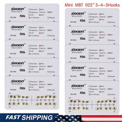 Dental Orthodontic Brackets Braces Mini MBT.022 Hooks 3-4-5 ns