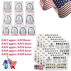 10Packs Orthodontic Dental Arch Wire Niti Round /Brackets Braces MBT/Roth ty