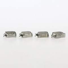 4 Pcs Dental Orthodontic Bands&Buccal Tube 1st Molar U1/L1 U2/L1 U3/L2 Roth 022