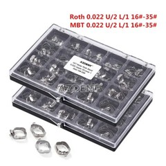 Dental Orthodontic Bands with Buccal Tube 1st Molar Roth/MBT.022 16#-35# AZDENT