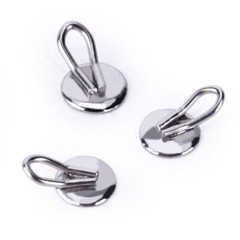 Dental Orthodontic Lingual Buttons Traction Hook Round Mesh Base 10pcs/pack