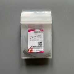 5Bags Dental Orthodontic Lingual Retainers Mesh Base 2.0/1.2mm Universal Lingual