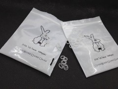 200Pcs Elastic Band 3.5 OZ 3/16″ Clear Latex Rubber Rings Orthodontic Dental