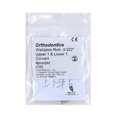 10Bags Dental Orthodontic Buccal Tube Convert Weldable Roth 0.022″ U1 L1 4pcs/pk