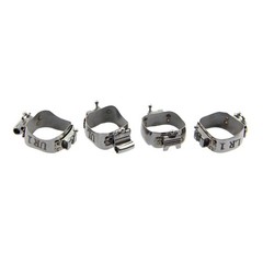 GAC Orthodontic Molar Bands Roth Convertible Double Tubes Lingual Sheath 85 Set