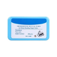Dental Orthodontic Buccal Tubes 1st Molar Roth / MBT 022 Single Bondable 80Pcs