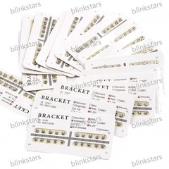 25Models Orthodontic Dental Mini/Standard Metal Bracket Braces Roth/MBT/Edgewise