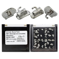 US Dental Orthodontic Mini Buccal Tubes 1st 2nd Molar Tube Roth MBT 022 Laser