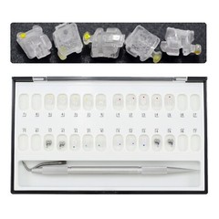 Orthodontic Self Ligating Braces Damon Clear Ceramic Brackets MBT 022 345 Hooks