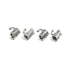 10X Dental Orthodontic Metal Brackets Mini MBT 022 345 1st Molar Buccal Tube 6-6