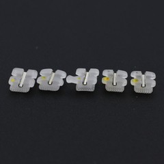 Orthodontic Ceramic Brackets Metal Slot Roth 018 3 Hook 3M Unitek Clarity Braces