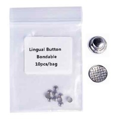10 Pcs/Pack Dental Round Base Botones Lingual Ortho Bondable Button Monoblock