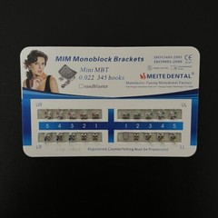 30Set Dental Orthodontic Brackets MIM Monoblock Mini Roth/Edgewise 022 345 Hooks