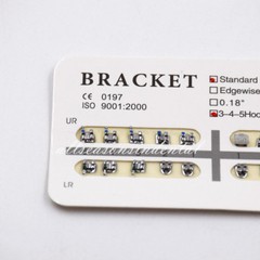 Orthodontic Dental 0.22” Slot Brackets Braces Metal Standar/Mini Roth 345 Hooks