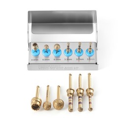 Dental Maxillary Sinus Lift Drills 6Pcs/Kit Lateral Approach Stoppers Elevation