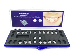Dental ORMAER Orthodontic Ceramic Brackets Dental MBT Roth 022/018 3/345 Hooks