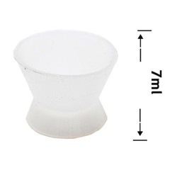 7ml Flexible Dappen Dish for Dental Lab Silicone Mixing Bowls 20pcs