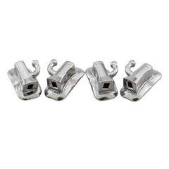 10 Set Orthodontic Buccal 1st Molar Tubes Roth 022 Mini Laser Mark Non-conv Mesh
