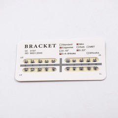 25Models Orthodontic Dental Mini/Standard Metal Bracket Braces Roth/MBT/Edgewise