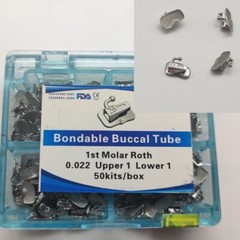 5Boxes 50sets/box Dental Buccal Tube 1st Molar Roth 022 U1L1 Mesh Base With Mark