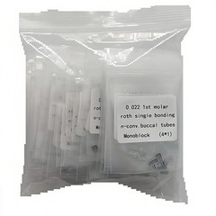 30Packs Dental Buccal Tube 1st Edgewise .022 Molar Bondable No-cov Orthodontic