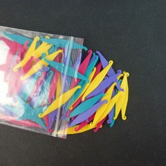 100Pc Dental Orthodontic Elastic Placer Elastic Rubber Band Placer For Brace 6mm