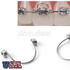 100pc Dental Ortho Torquing Torque Spring Rectangular Wire Single Anterior Teeth