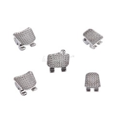 Dental Orthodontic Brackets Mini/Standard Roth MBT 022/018 Hooks 3/345 Ultrathin