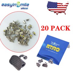 80 PCS Dental Orthodontic Buccal Tube 1st/2nd Molar Single Bondable Roth/MBT 022