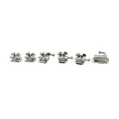 Dental Orthodontic Bracket Metal brace & Buccal Tube MIM Roth MBT 022 345W/H 6-6
