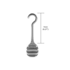 5 Bags Dental Stainless Steel Bonding Crimpable Hook Orthodontic Adhesive Hooks