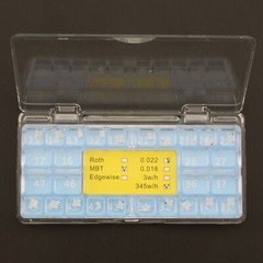 Orthodontic Aesthetic Bracket Ceramic Sapphire Clear Brace MBT 022 345W/H 5-5