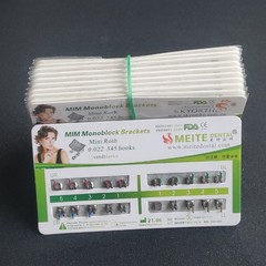 100Sets Dental Orthodontic Metal Brackets Mini Roth 022 345 hooks Mesh Base