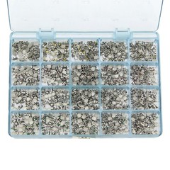 50 Set Dental Orthodontic Monoblock Metal Brackets Braces One Piece MBT Roth 022