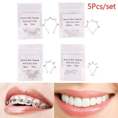 Dental Orthodontic Anterior Root Torquing Auxiliary Arch Torque Spring 5 Pcs/kit