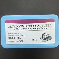 10 Boxes Dental Bondable Buccal Tubes 1st Molar MBT 0.022 MIM Monoblock