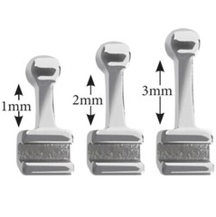 J&J Ortho™ Orthodontic Crimpable Archwire Hooks(Short/Medium/Long 10/pk *3 )