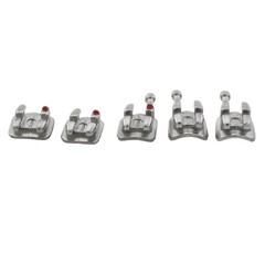 10 Kits Dental Orthodontic Brackets Metal Mini MBT 022 Hooks 345 Creative 5-5