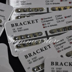 Dental Ortho Bracket Braces Mini/Standard 018/022 Roth/MBT/Edge No/3/345 Hooks