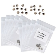 100pcs AZDENT Dental Orthodontic Lingual Buttons Bondable Round Base Monoblock