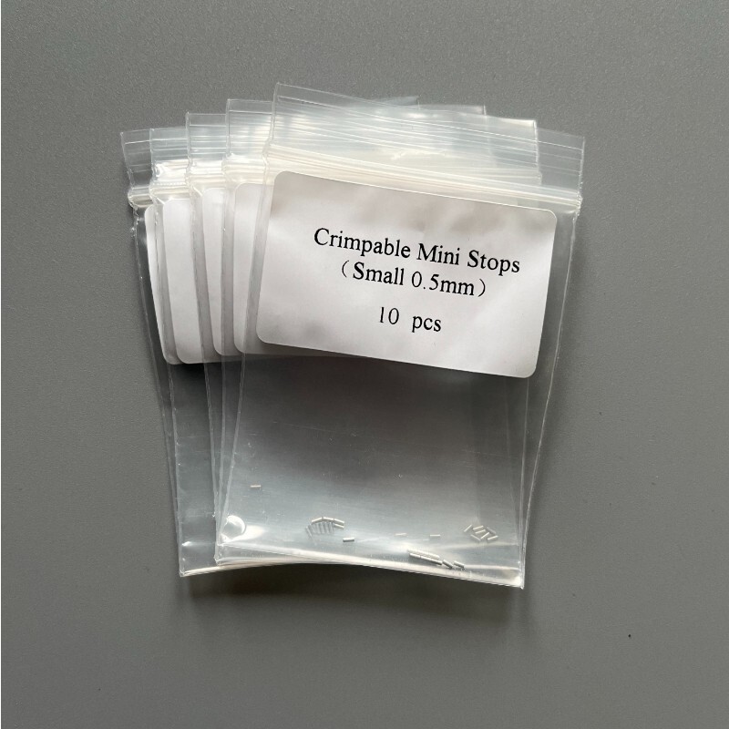 100pcs Dental Orthodontic Crimpable Hooks crimpable Mini Stops 0.5mm/0.8mm