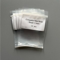 10pcs Dental Orthodontic Crimpable Hooks crimpable Mini Stops 0.5mm/0.8mm