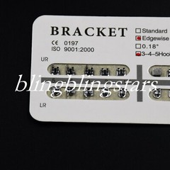 Dental Orthodontics Metal Brackets Mini/Standard Roth/Edgewise/MBT 022/018