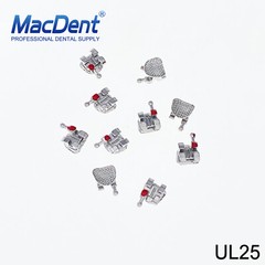 MacDent Dental Orthodontic Metal Brackets Mesh Mini Roth 022 Hooks In Bulk 10Pcs
